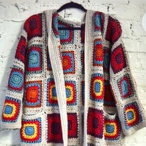 Johnny Was Crochet Sweater/Cardigan